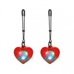 Charmed -  Heart Tweezer Tepelklemmen Met LED Verlichting