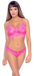 Kanten BH Set - Roze