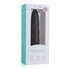 Zwarte siliconen vibrator_