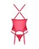 Lacelove Sexy Doorzichtig Rood Korset_