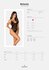Bellastia Body Met Open Kruisje - Zwart_
