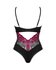 Obsessive - Rosenty Teddy - Zwart/Paars_